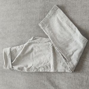 Children's Place Size Medium Foldover Waist Grey Yoga Pants